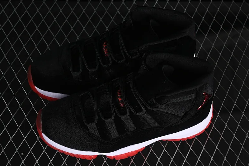 All categories Air Jordan Jordan series basketball shoes Air Jordan 11 Air Jordan 11 Retro "Bred Velvet" AJ11 Joe 11 black red velvet DB5457-061